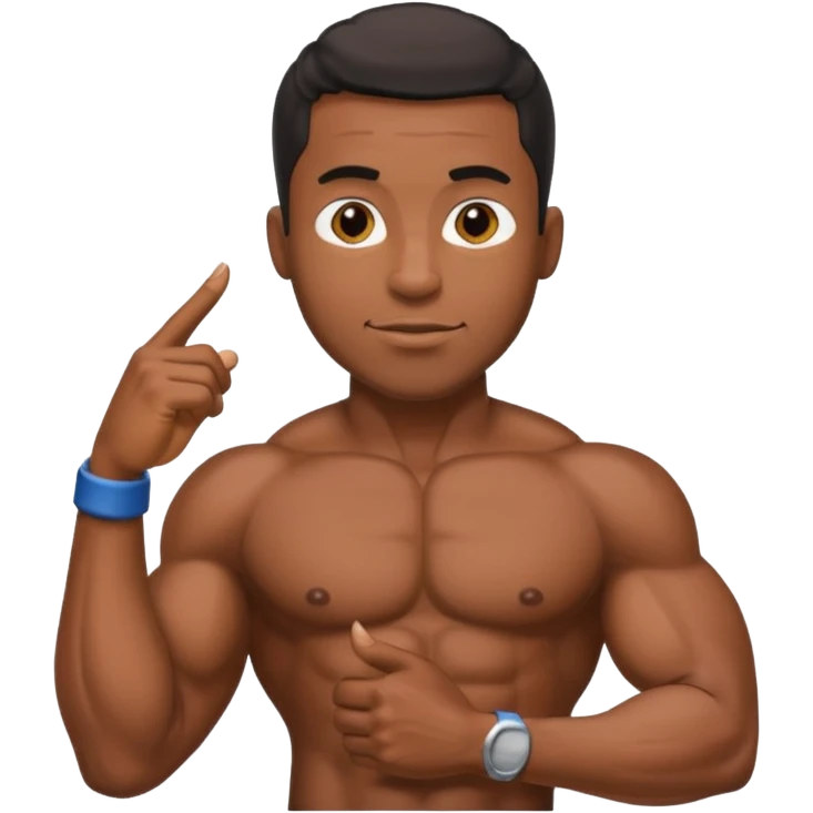 Big black man holding dick emoji