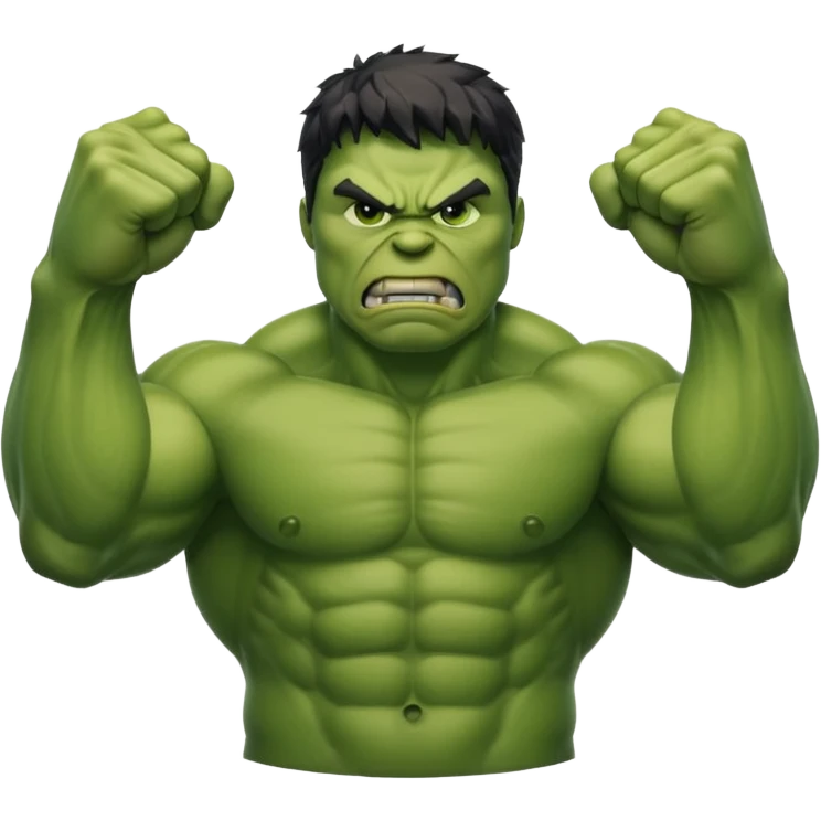 make the hulk emoji