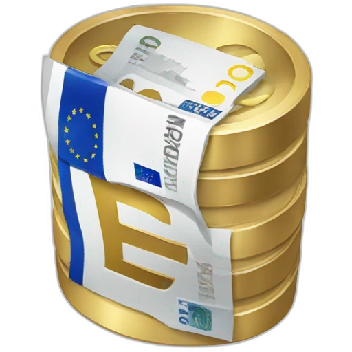 Billet euros emoji