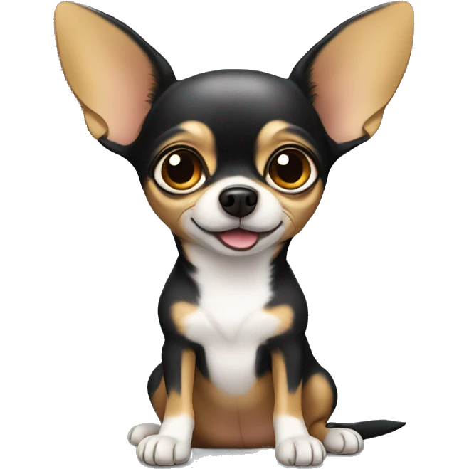Chihuahua sitting down emoji