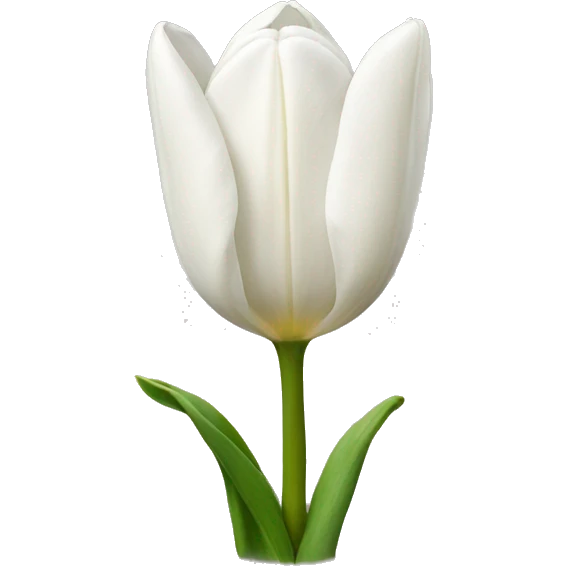 white tulips emoji