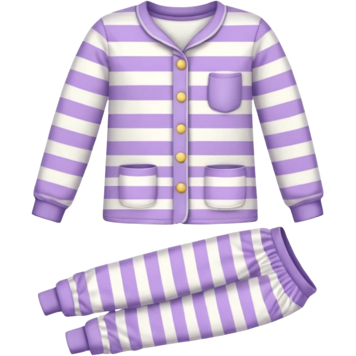 A cozy pajama set emoji