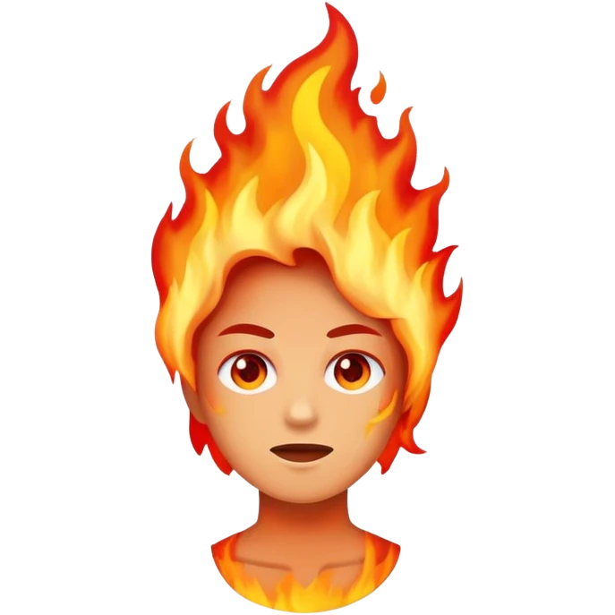 fogo em pessoa emoji