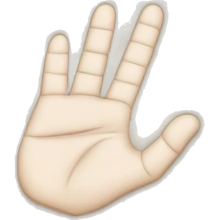 plotting hands emoji