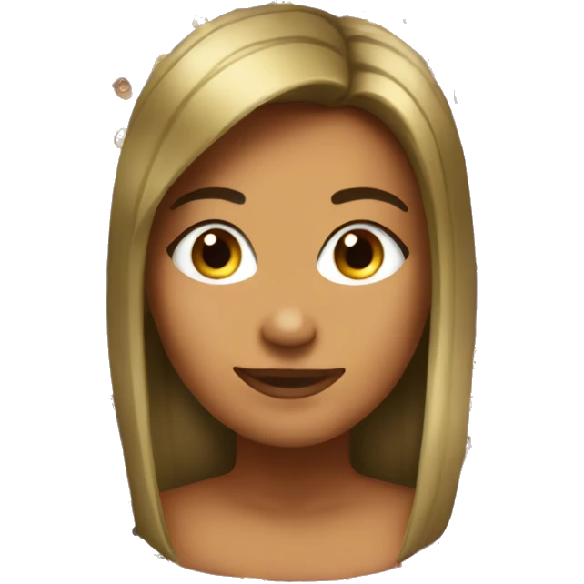 Una chica tomando starback emoji