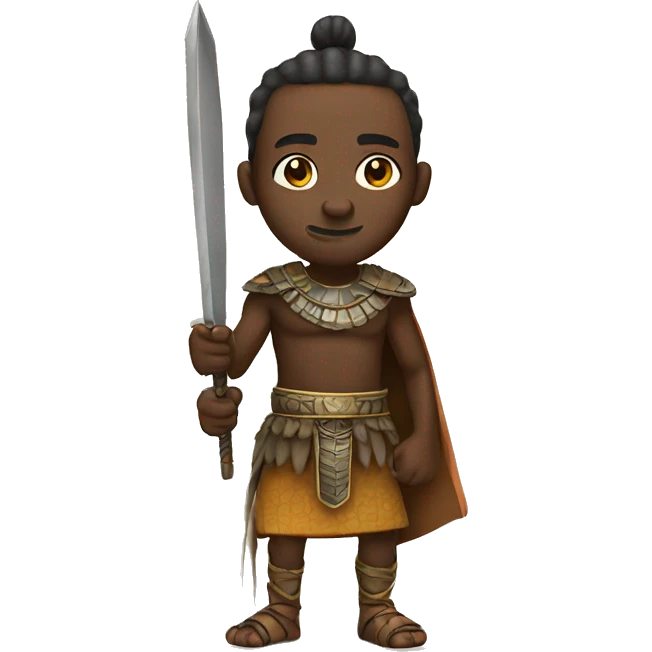 African warrior  emoji