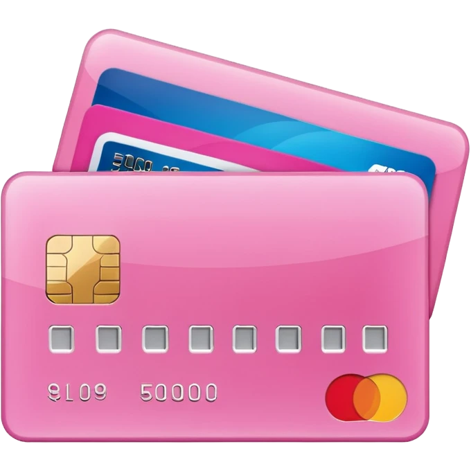 pink credit card emoji