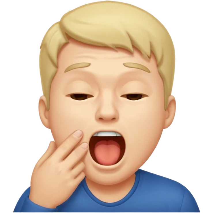 yawning man emoji