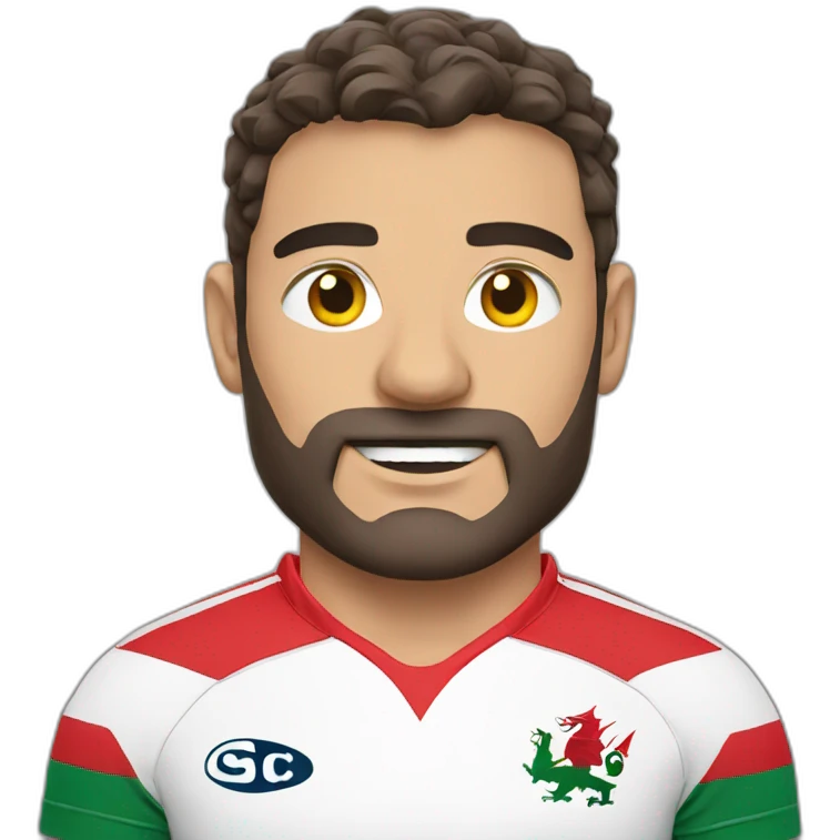 Welsh rugby player emoji