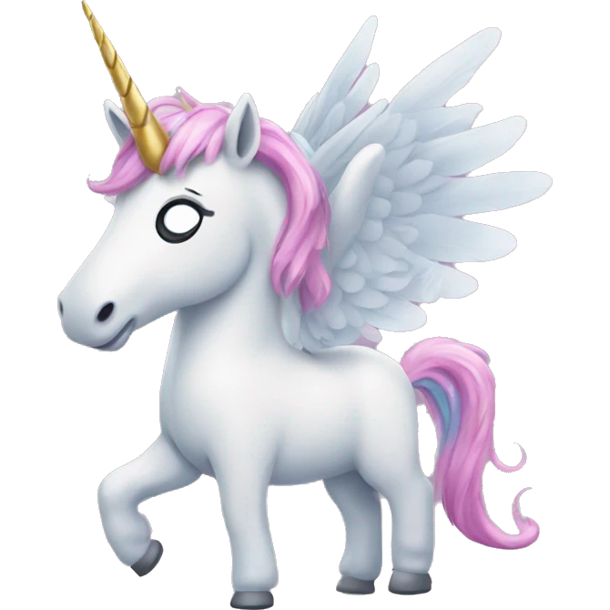 unicorn with wings emoji