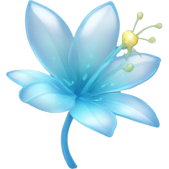 glass fairy flower emoji