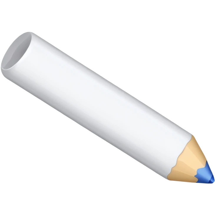 white color crayon emoji