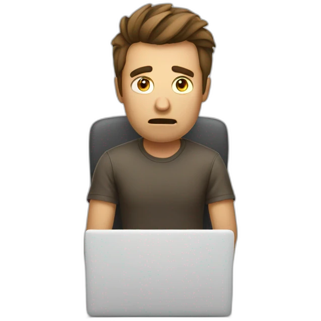 frustrated developer emoji