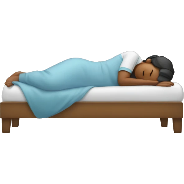 Woman having a short nap emoji