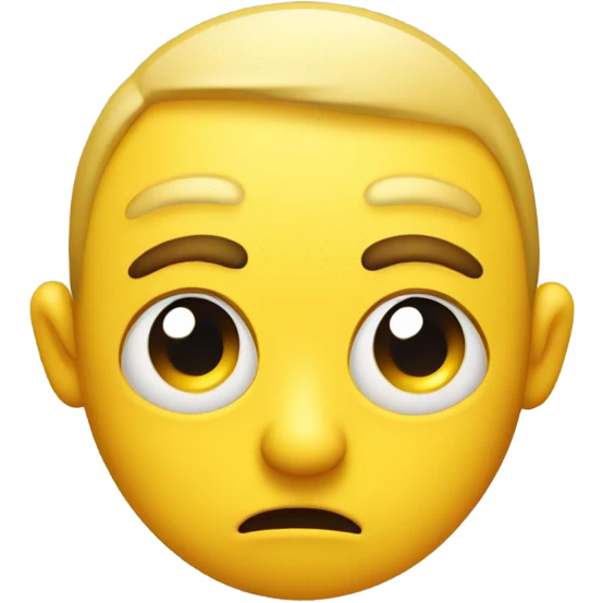 Emoji doing a side eye  emoji