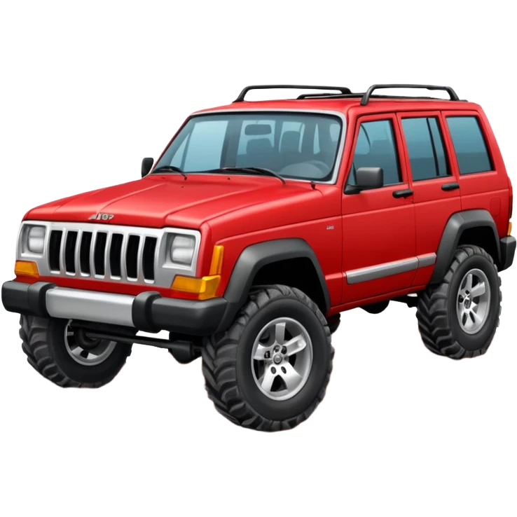 Jeep Cherokee red emoji
