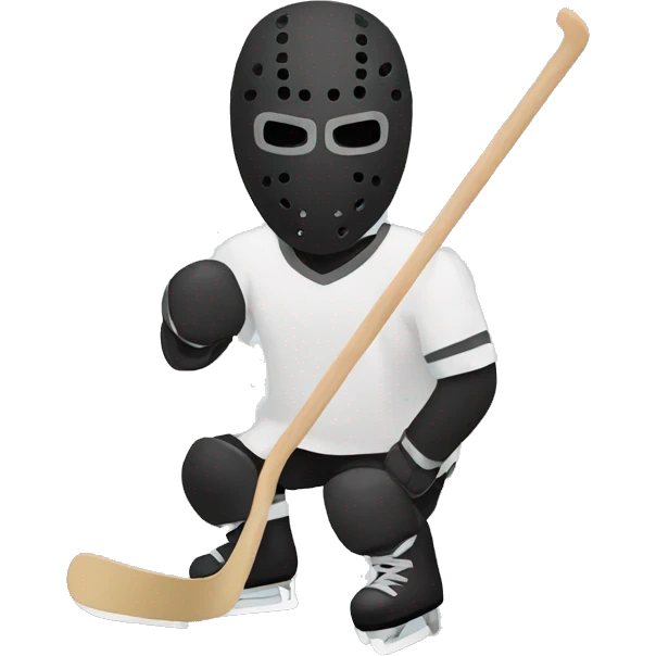 kanye wearing hockey mask emoji