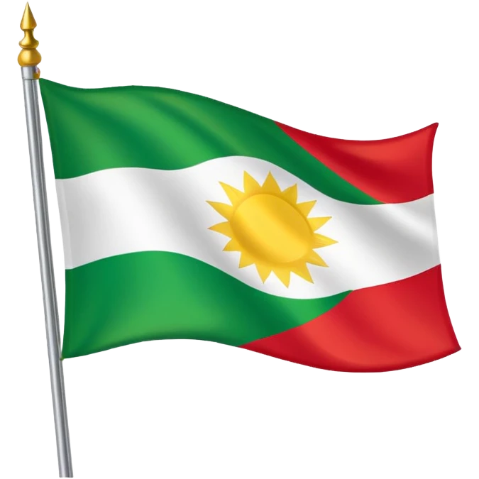 Kurdistan fleg emoji
