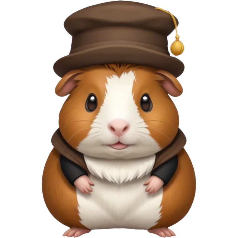 Guinea pig with costume emoji