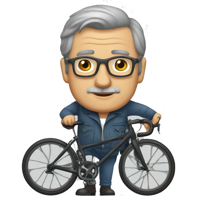 jean-pierre cousteix qui fait du velo emoji