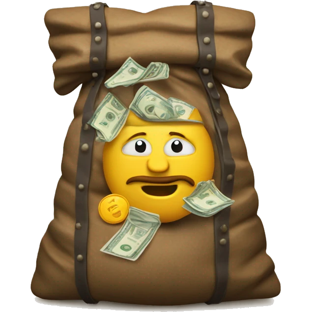 Viking overloaded bag with money emoji