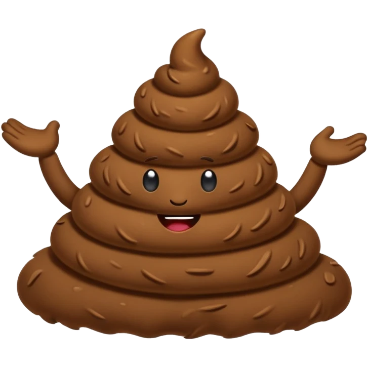 Poo dancing  emoji
