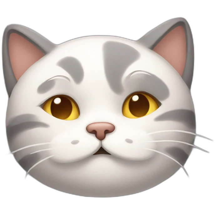 Sleepy cat emoji