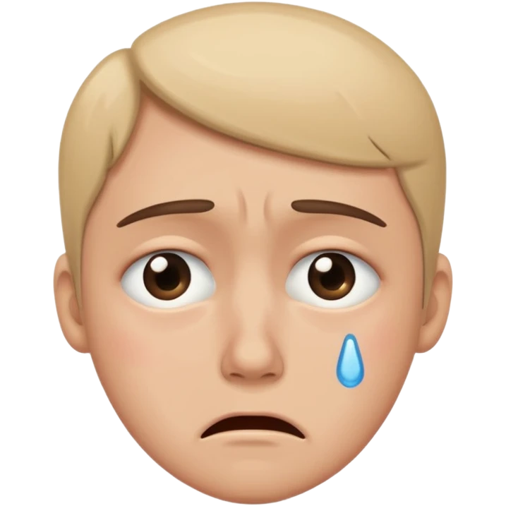  Pretending to cry emoji