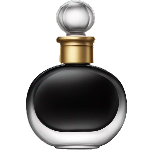 Black opium perfume bottle emoji