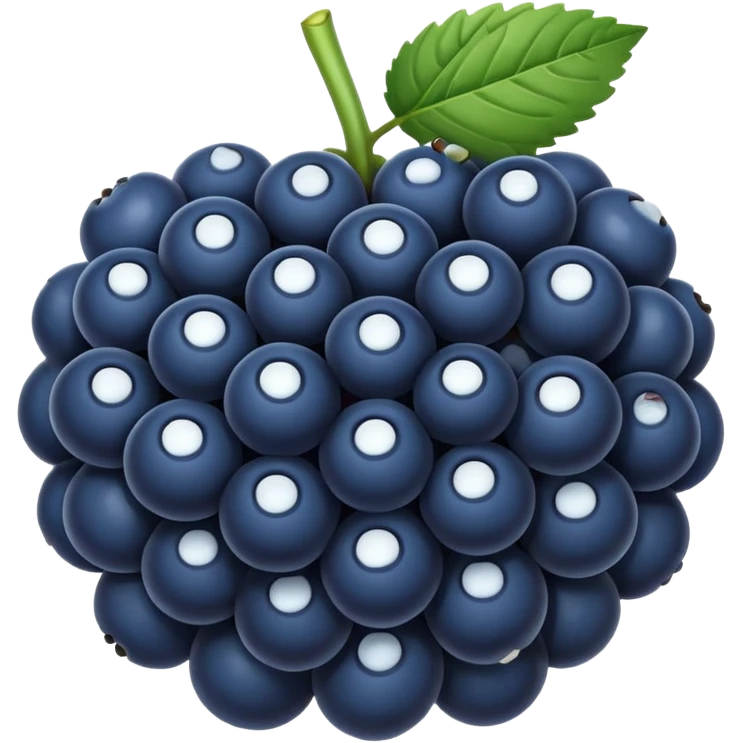 blue blackberry emoji