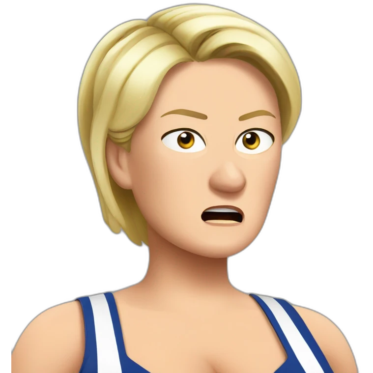 marine le pen angry emoji