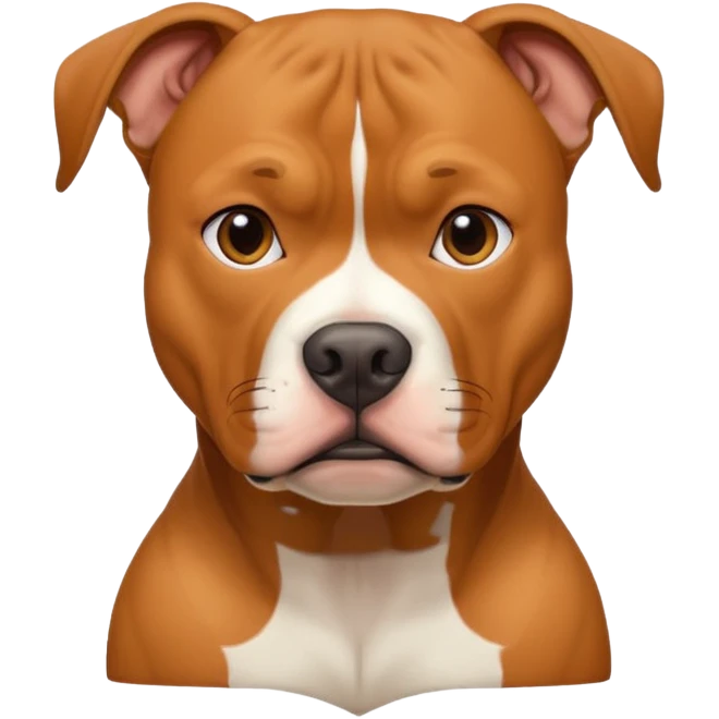 Tan pitbull boxer emoji