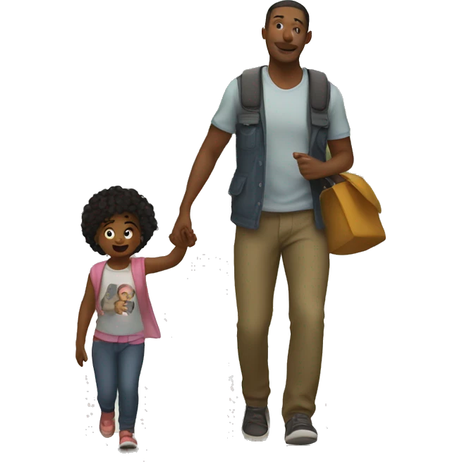 leaving with my toddler emoji