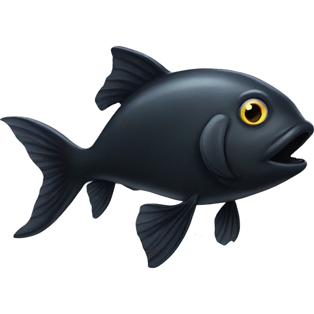 black fish out of water emoji