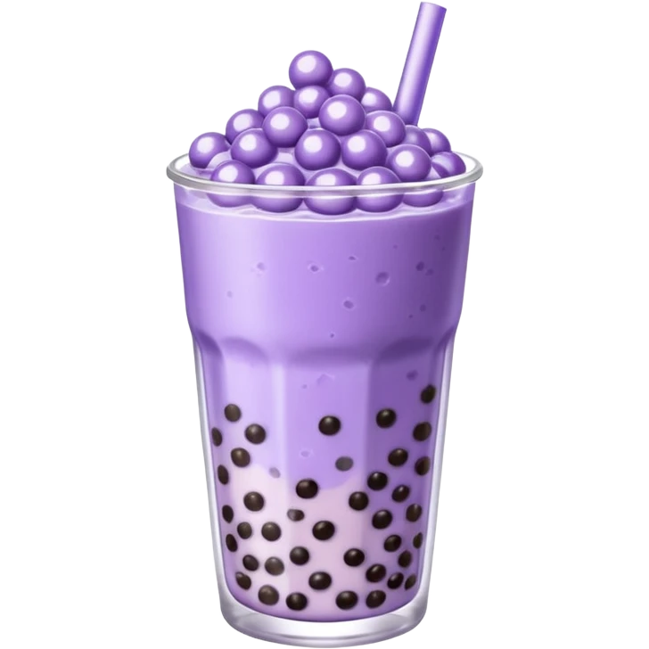 lavender milk tea boba emoji