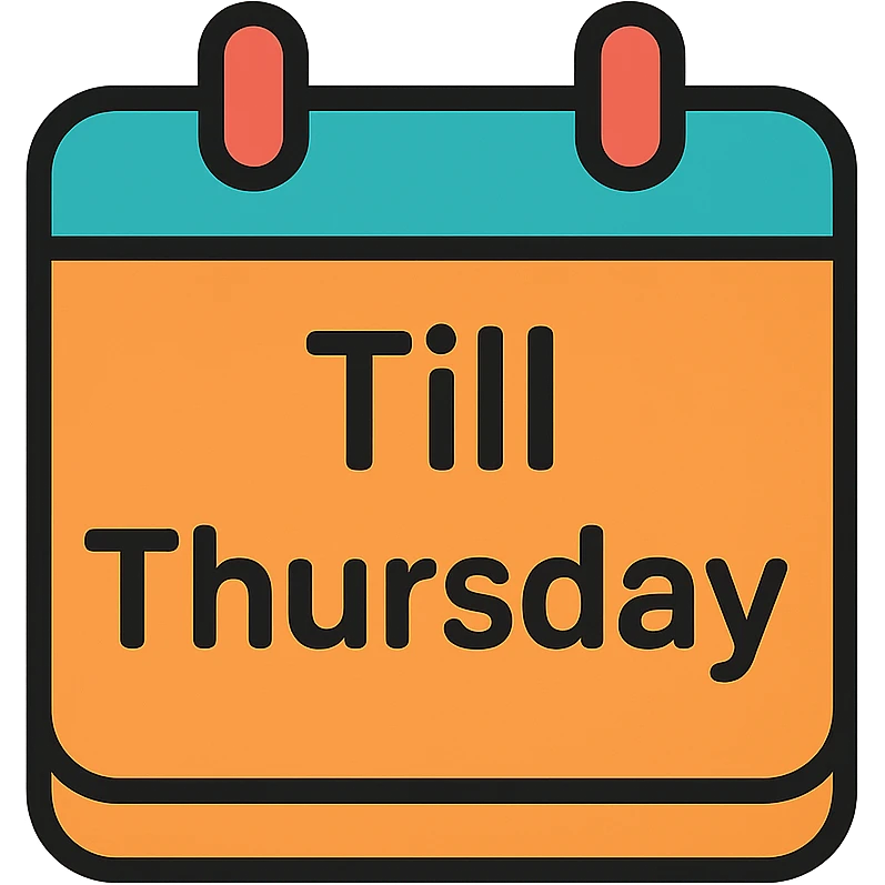 till thursday emoji
