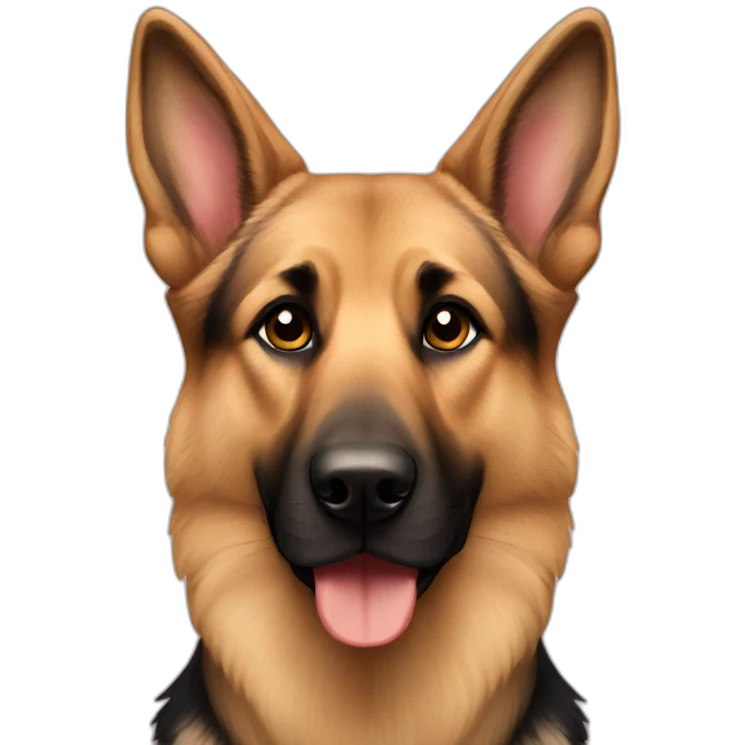 German shepard emoji