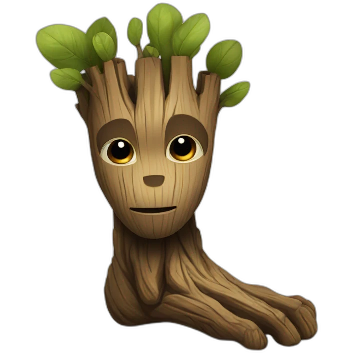 groot foot emoji