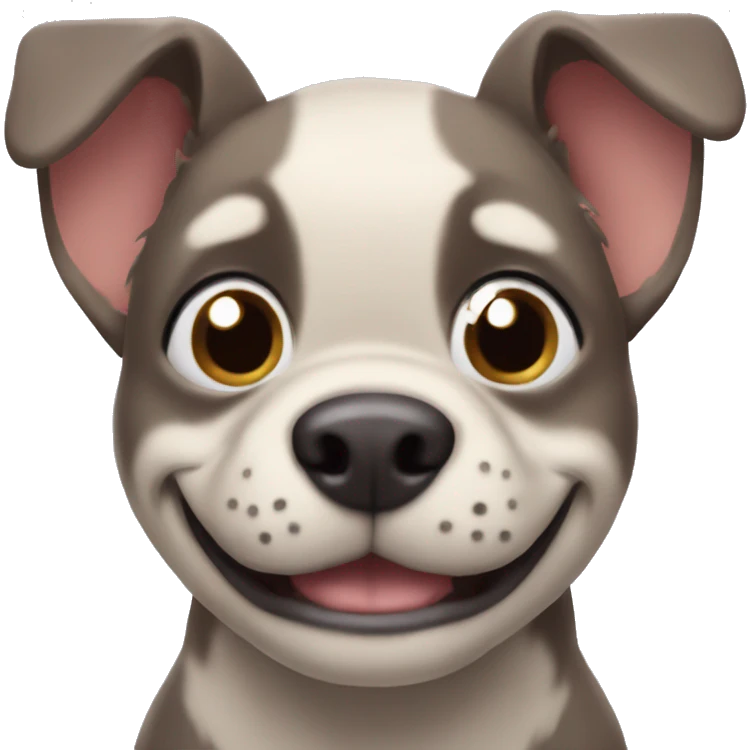 Dog that looks like stich emoji