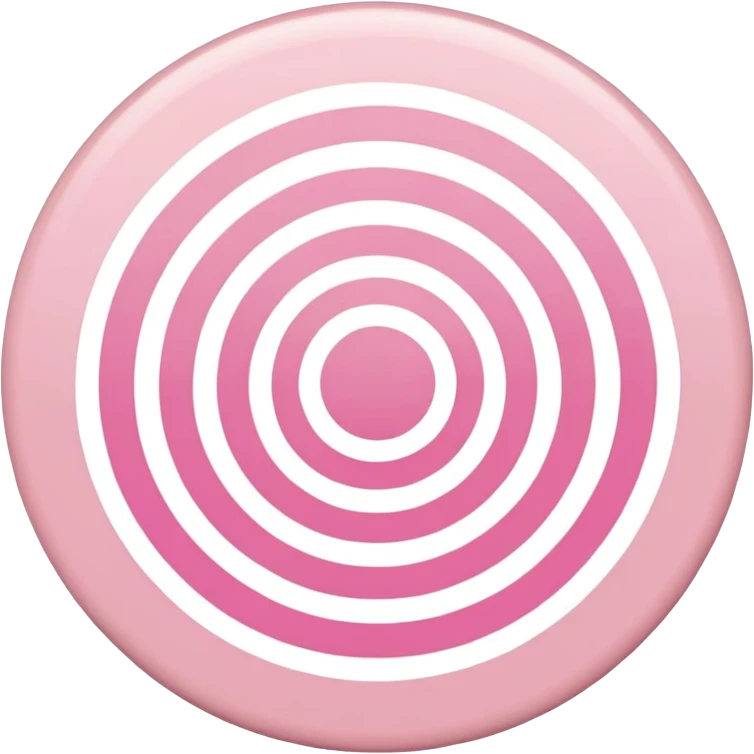 Light pink target emoji