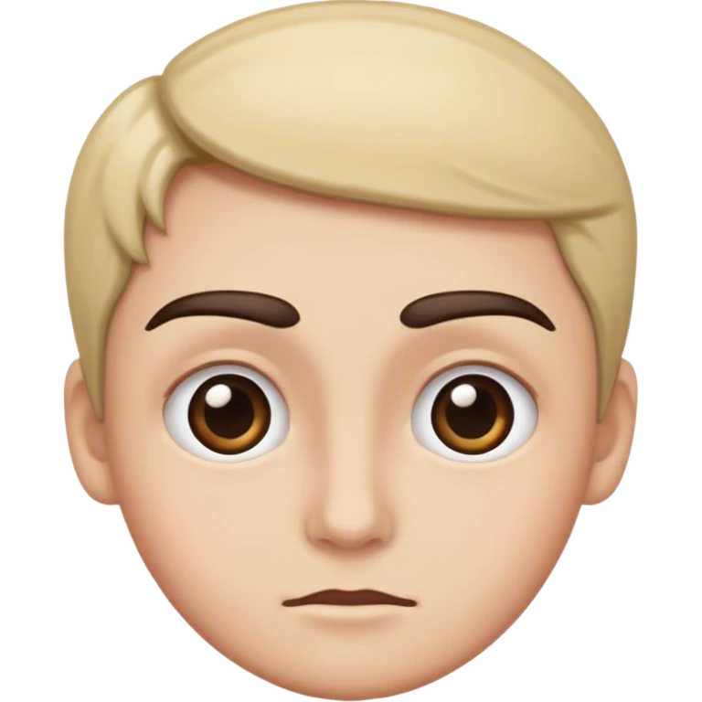 Eyebrown up  emoji