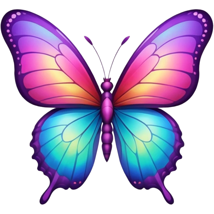heart butterfly emoji