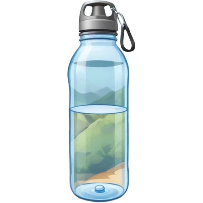 Water bottle for hiking emoji