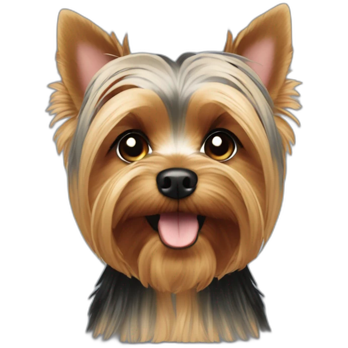 Short snout Yorkie emoji