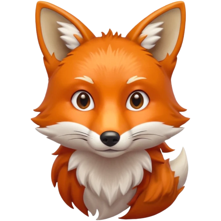 fox, front view emoji