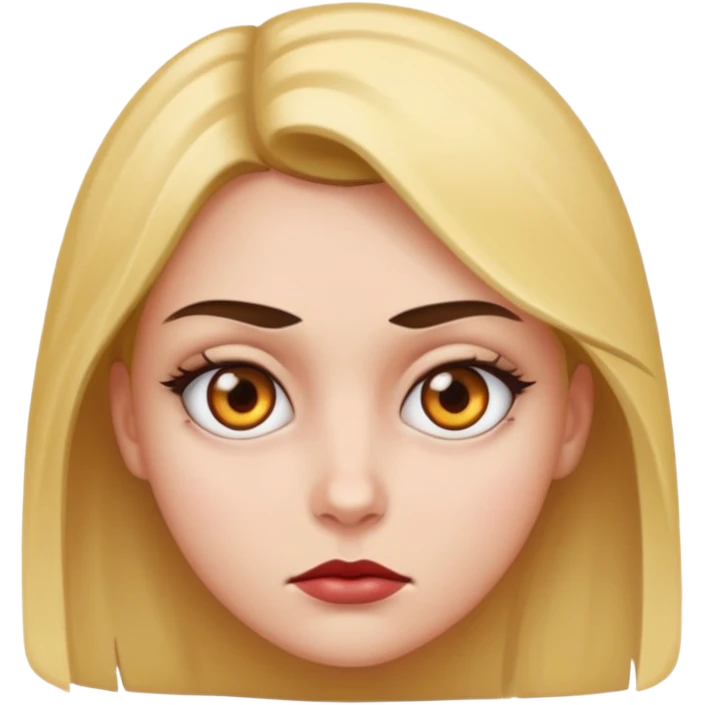 deadly stare one eye emoji girl  emoji