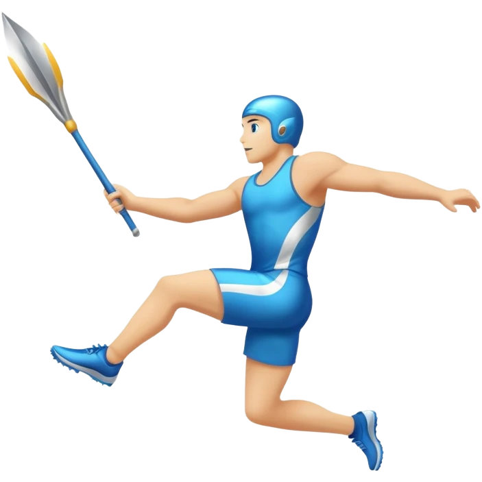 Track and field javelin emoji