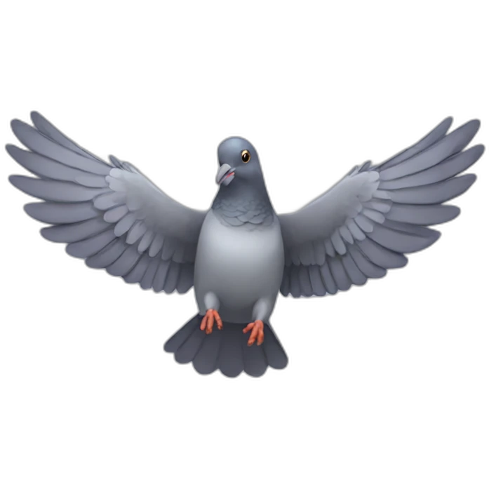 Pigeon wings emoji emoji