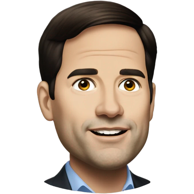 super realistic American politician Marco Rubio emoji