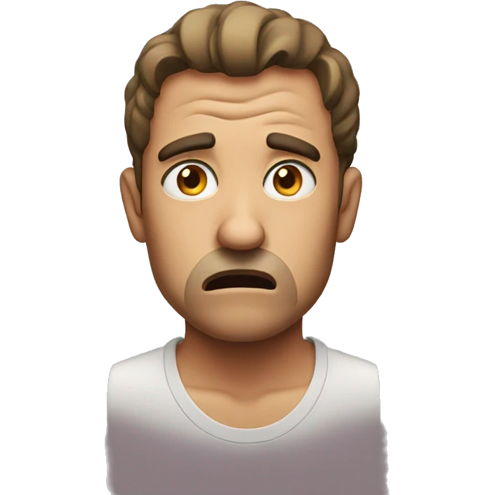 Disgusted emoji